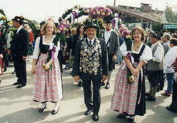 Unser Schützenkönig auf der Wiesn