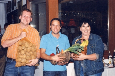 3 glückliche Preisträger vom Erntedankschießen 2006 